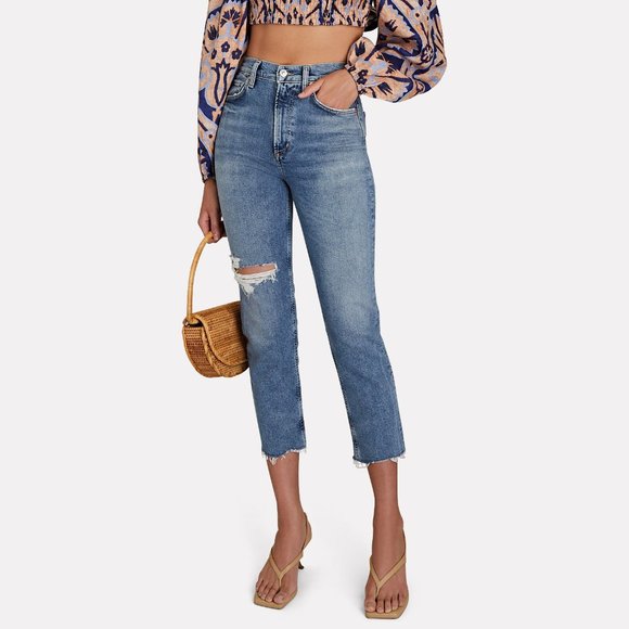 Citizens Of Humanity Denim - Citizens of Humanity Women's Daphne Crop Jeans 25